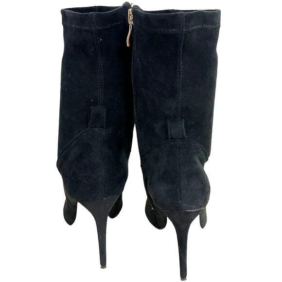 Azalea Wang High Society Rhinestone Black Pointed Toe *Missing Chain** Sz 6.5 - Picture 4 of 10